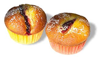 Zwetschgen- Muffin