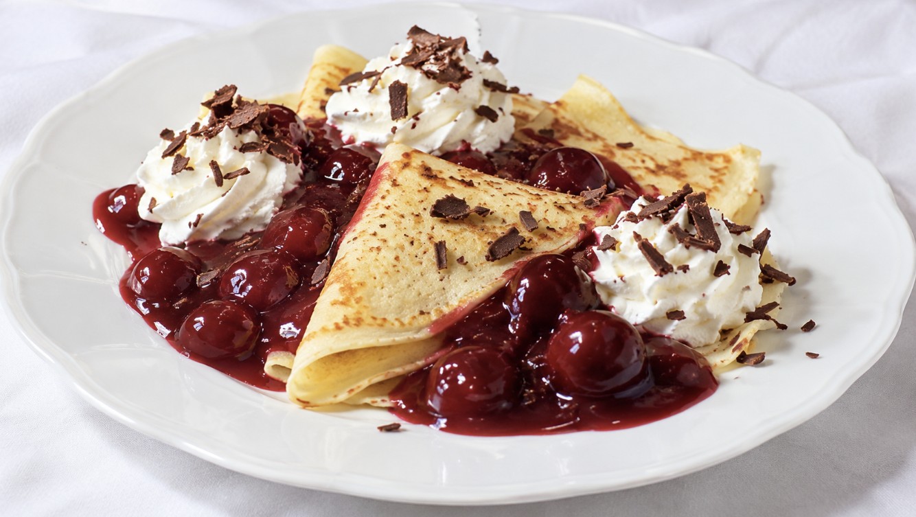 Cherry Crêpes